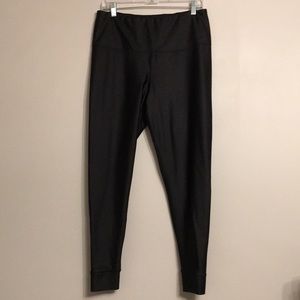 REEBOK Shiny Black Full Length Women’s Leggings